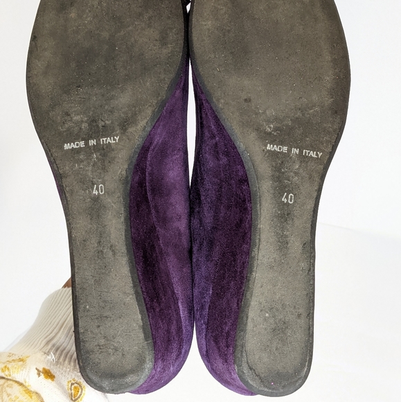 Vintage Rue du jour suede wedges - Picture 14 of 15